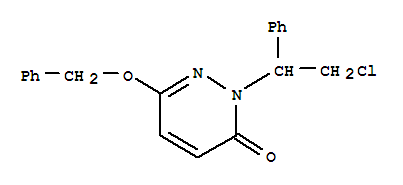 6-(benzyloxy)-2-(2-chloro-1-phenylethyl)pyridazin-3(2H)-one