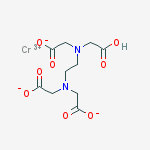chromium(3+) 2,2'-({2-[(carboxylatomethyl)(carboxymethyl)amino]ethyl}imino)diacetate