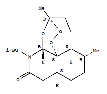 3,12-Epoxy-1,2-dioxepino[4,3-i]isoquinolin-10(3H)-one,decahydro-3,6-dimethyl-11-(2-methylpropyl)-, [3R-(3a,5ab,6b,8ab,12b,12aS*)]-