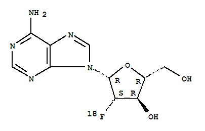 9-[2-deoxy-2-(~18~F)fluoro-beta-D-arabinofuranosyl]-9H-purin-6-amine