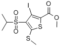 METHYL 3-IODO-4-(ISOPROPYLSULFONYL)-5-(METHYLTHIO)THIOPHENE-2-CARBOXYLATE