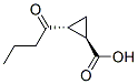 CYCLOPROPANECARBOXYLIC ACID 2-(1-OXOBUTYL)-,TRANS-