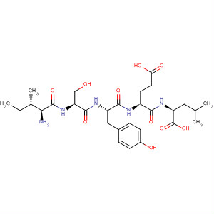L-Leucine, N-[N-[N-(N-L-isoleucyl-L-seryl)-L-tyrosyl]-L-a-glutamyl]-