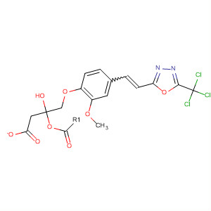 Ethanol,2-[2-methoxy-4-[2-[5-(trichloromethyl)-1,3,4-oxadiazol-2-yl]ethenyl]phenoxy]-, acetate (ester)