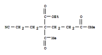 1-ethyl 5-methyl 2-acetyl-2-(2-cyanoethyl)pentanedioate