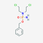 phosphorodiamidic acid, N,N-bis(2-chloroethyl)-, phenylmethyl ester