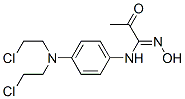 N-[4-[Bis(2-chloroethyl)amino]phenyl]-2-oxopropanamide oxime