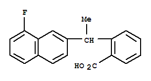 2-[1-(8-fluoronaphthalen-2-yl)ethyl]benzoic acid