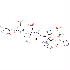 L-Leucine,N-[N-[N-[N-[N-[1-[1-[1-[1-(N-L-a-aspartyl-L-phenylalanyl)-L-prolyl]-L-prolyl]-L-prolyl]-L-prolyl]-L-threonyl]-L-a-aspartyl]-L-a-glutamyl]-L-a-glutamyl]-