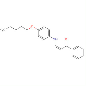 2-Propen-1-one, 3-[[4-(pentyloxy)phenyl]amino]-1-phenyl-, (Z)-