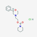 1-PIPERIDINECARBOXYLIC ACID 2-(2-PHENYL-4-MORPHOLINYL)ETHYL ESTER HCL