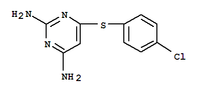 6-[(4-chlorophenyl)sulfanyl]pyrimidine-2,4-diamine