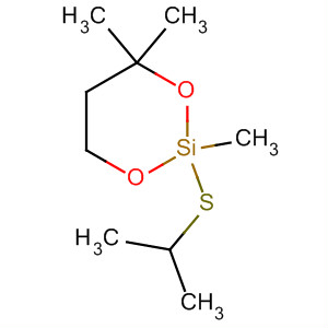 1,3-Dioxa-2-silacyclohexane, 2,4,4-trimethyl-2-[(1-methylethyl)thio]-