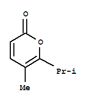 2H-Pyran-2-one,5-methyl-6-(1-methylethyl)-