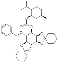 6-O-BENZYL-1-(+)-CARBOXYMENTHYL-2,3:4,5-DI-O-CYCLOHEXYLIDENE-L-MYO-INOSITOL