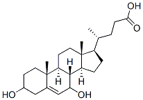 3,7-dihydroxychol-5-enoic acid