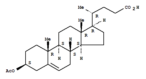 3-(acetyloxy)chol-5-en-24-oic acid