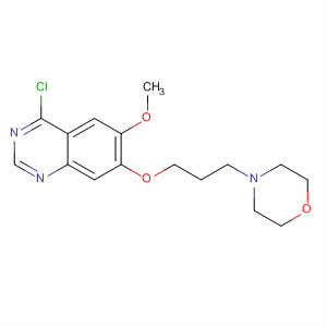 Quinazoline, 4-chloro-6-methoxy-7-[3-(4-morpholinyl)propoxy]-