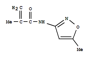 2-Propenamide,2-methyl-N-(5-methyl-3-isoxazolyl)-