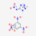 5,5,13,13-tetradehydro-4,5-dihydro-4,8,10,15-tetranitro-7,11-metheno-11H,13H-tetrazolo[1,5-c][1,7,3,5,2,6]dioxadiazadiplumbacyclododecine