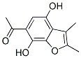 1-(4,7-Dihydroxy-2,3-dimethylbenzofuran-6-yl)ethanone