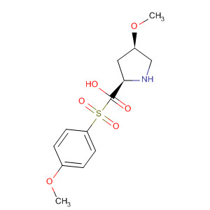 D-Proline, 4-hydroxy-1-[(4-methoxyphenyl)sulfonyl]-, methyl ester, (4R)-
