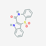 5H-indolo[3,2-b][1,5]benzothiazepin-6(7H)-one 12,12-dioxide