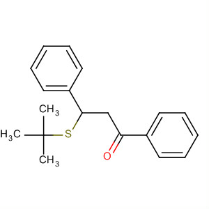 1-Propanone, 3-[(1,1-dimethylethyl)thio]-1,3-diphenyl-