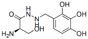 D-Serine, 2-[(2,3,4-trihydroxyphenyl)methyl]hydrazide