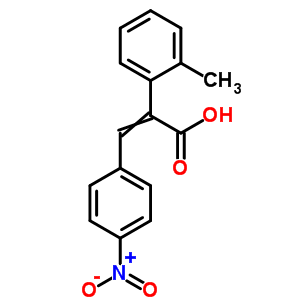 2-(2-methylphenyl)-3-(4-nitrophenyl)prop-2-enoic acid