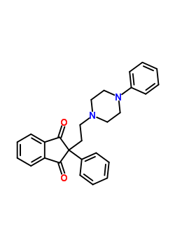 2-phenyl-2-[2-(4-phenylpiperazin-1-yl)ethyl]-1H-indene-1,3(2H)-dione