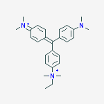 4-[[4-(Dimethylamino)phenyl][4-(dimethyliminio)-2,5-cyclohexadien-1-ylidene]methyl]-N-ethyl-N,N-dimethylbenzenaminium