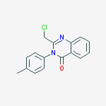 2-(chloromethyl)-3-(4-methylphenyl)quinazolin-4-one