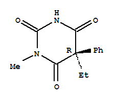 2,4,6(1H,3H,5H)-pyrimidinetrione, 5-ethyl-1-methyl-5-phenyl-, (5R)-
