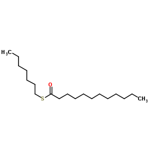 dodecanethioic acid, S-heptyl ester