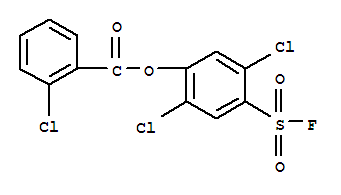 2,5-dichloro-4-(fluorosulfonyl)phenyl 2-chlorobenzoate