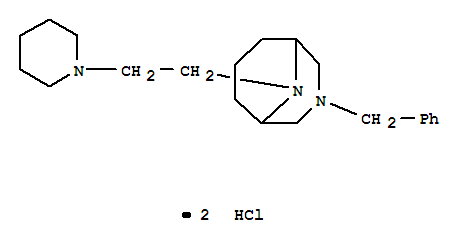 3-benzyl-9-[2-(piperidinium-1-yl)ethyl]-9-aza-3-azoniabicyclo[3.3.1]nonane dichloride