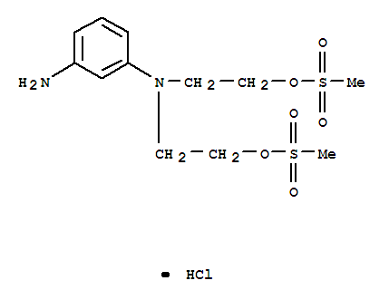 [(3-aminophenyl)imino]diethane-2,1-diyl dimethanesulfonate