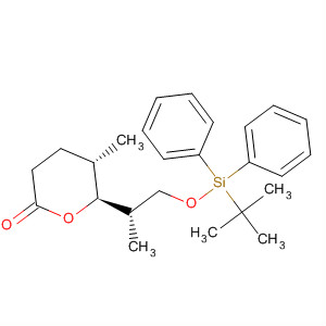 2H-Pyran-2-one,6-[(1S)-2-[[(1,1-dimethylethyl)diphenylsilyl]oxy]-1-methylethyl]tetrahydro-5-methyl-, (5S,6S)-