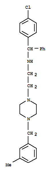 1-[2-[(p-Chloro-α-phenylbenzyl)amino]ethyl]-4-(3-methylphenylmethyl)piperazine
