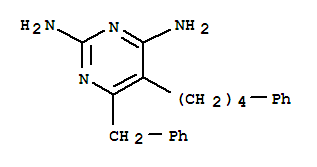 6-benzyl-5-(4-phenylbutyl)pyrimidine-2,4-diamine