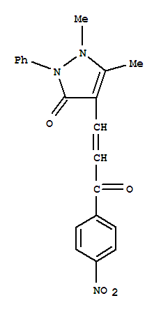 1,5-dimethyl-4-[(1E)-3-(4-nitrophenyl)-3-oxoprop-1-en-1-yl]-2-phenyl-1,2-dihydro-3H-pyrazol-3-one