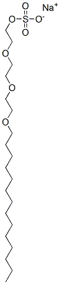 sodium 2-[2-[2-(tetradecyloxy)ethoxy]ethoxy]ethyl sulphate