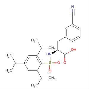 L-Phenylalanine, 3-cyano-N-[[2,4,6-tris(1-methylethyl)phenyl]sulfonyl]-