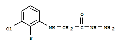 2-[(3-chloro-2-fluorophenyl)amino]acetohydrazide 