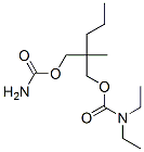 N,N-Diethylcarbamic acid 2-(carbamoyloxymethyl)-2-methylpentyl ester