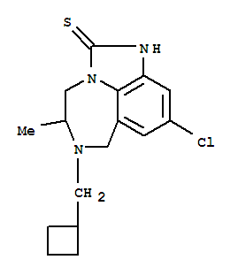 9-chloro-6-(cyclobutylmethyl)-5-methyl-4,5,6,7-tetrahydroimidazo[4,5,1-jk][1,4]benzodiazepine-2-thiol