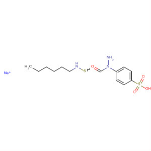 Benzenesulfonic acid, 4-[2-[(hexylamino)thioxomethyl]hydrazino]-,monosodium salt
