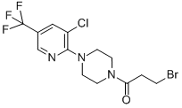 3-BROMO-1-(4-[3-CHLORO-5-(TRIFLUOROMETHYL)PYRIDIN-2-YL]PIPERAZINO)PROPAN-1-ONE