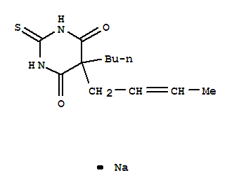 sodium 5-[(2E)-but-2-en-1-yl]-5-butyl-6-oxo-2-thioxo-1,2,5,6-tetrahydropyrimidin-4-olate